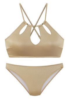 Lascana Bustier-Bikini Bikini Set Damen gold