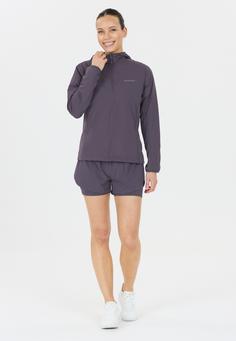 Rückansicht von Endurance Krose Laufjacke Damen 4371 Graystone