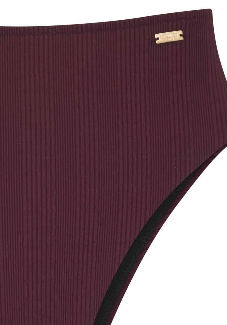Copenhagen Studios Copenhagen Studios Highwaist-Bikini-Hose Bikini Hose Damen - weinrot - 1 | SportScheck