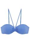 Copenhagen Studios Bandeau-Bikini-Top Bikini Oberteil Damen - blau