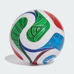 Rückansicht von adidas FIFA World Cup 26™ League  Ball Box Fußball White / Royal Blue / Solar Blue / Power Red