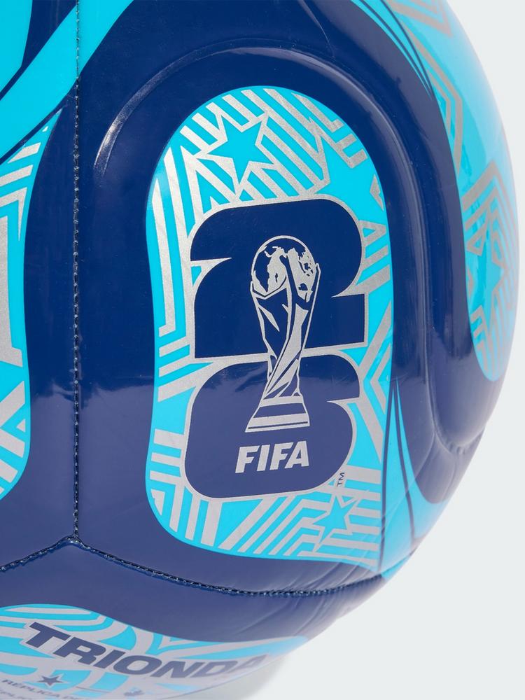 adidas adidas WORLD CUP 26 TRIONDA CLUB BALL Fu&szlig;ball - Night Indigo / Semi Pink Glow / Silver Metallic - 1 | SportScheck