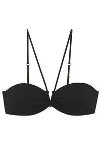 Copenhagen Studios Bandeau-Bikini-Top Bikini Oberteil Damen - schwarz
