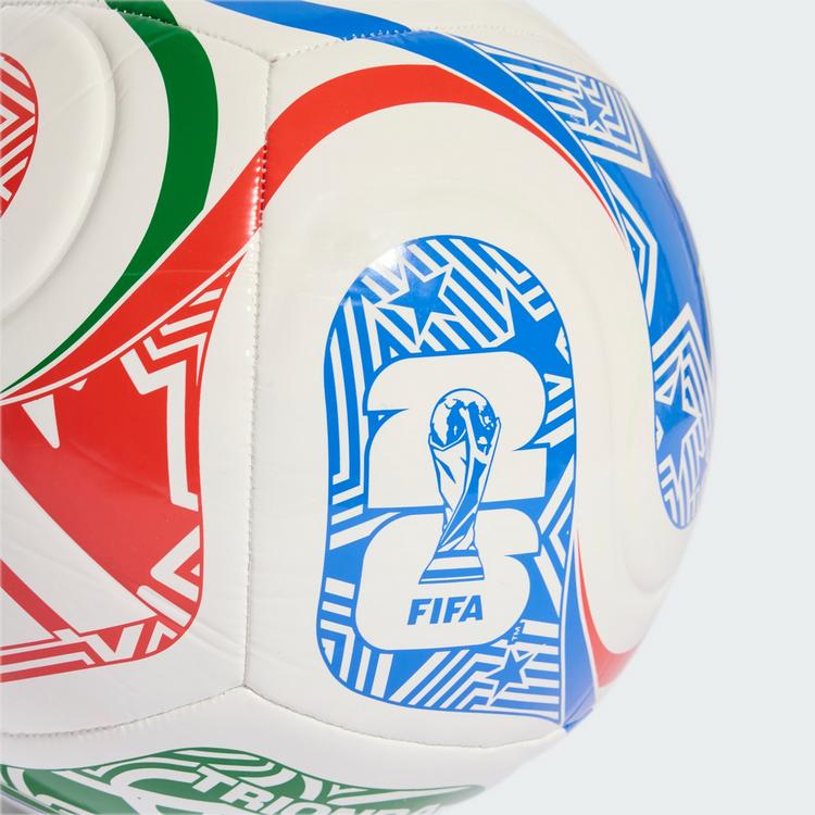 adidas adidas WORLD CUP 26 TRIONDA CLUB BALL Fu&szlig;ball - White / Vivid Red / Glow Blue / Green - 0 | SportScheck