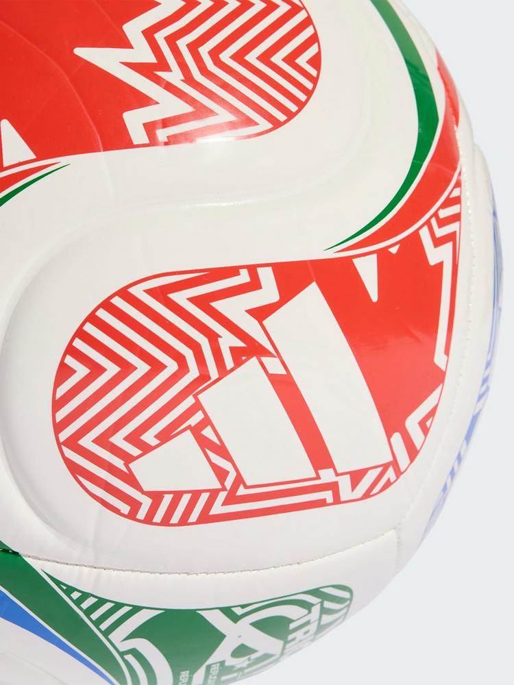 adidas adidas WORLD CUP 26 TRIONDA CLUB BALL Fu&szlig;ball - White / Vivid Red / Glow Blue / Green - 2 | SportScheck