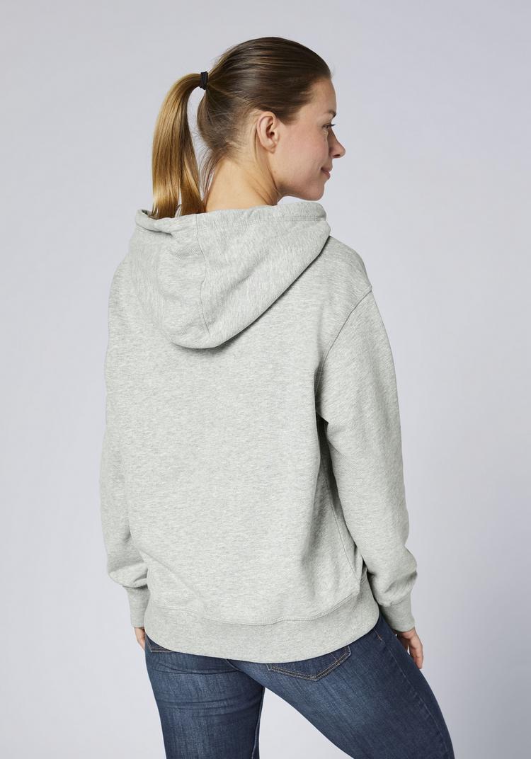 Chiemsee Chiemsee Hoodie Sweatshirt Damen - 17-4402M Neutral Gray Melange - 1 | SportScheck