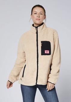 Rückansicht von Chiemsee Fleecejacke Fleecejacke Damen 15 Sand