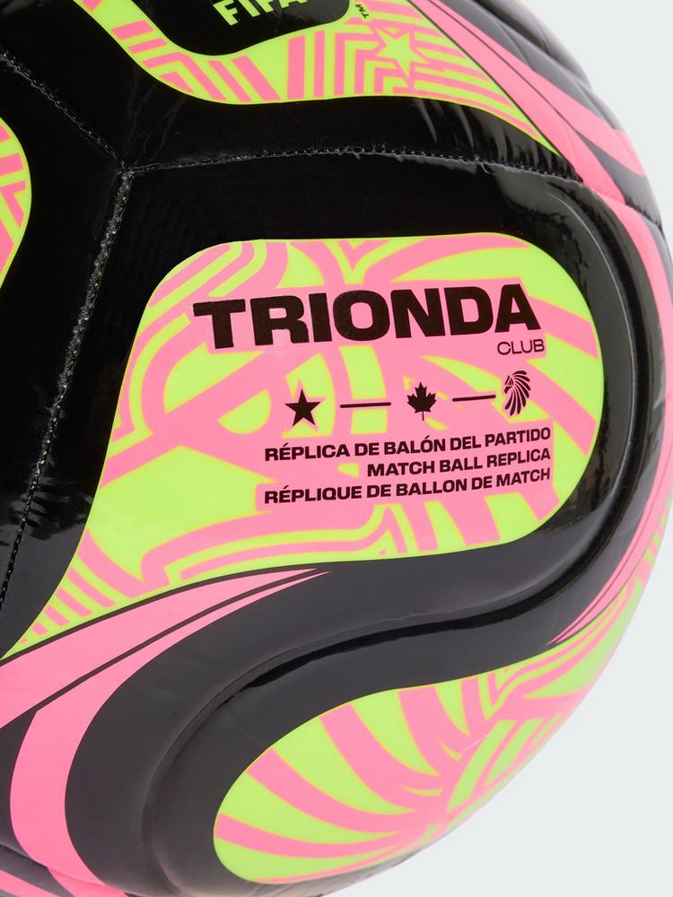 adidas adidas WORLD CUP 26 TRIONDA CLUB BALL Fu&szlig;ball - Black / Lucid Lemon / Lucid Pink - 1 | SportScheck