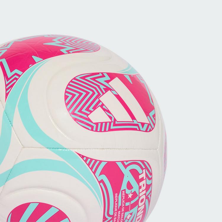 adidas adidas WORLD CUP 26 TRIONDA CLUB BALL Fu&szlig;ball - White / Flash Aqua / Shock Pink - 0 | SportScheck