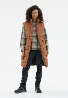 Rückansicht von Whistler Amaretto Steppweste Damen 5322 Soft Silt