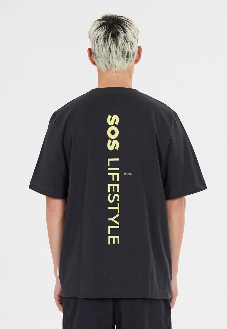 SOS SOS Semeru Printshirt Herren - 2148 Blue Graphite - 4 | SportScheck