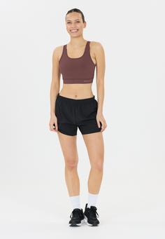 Rückansicht von Endurance Cynthian Sport-BH Damen 4261 Huckleberry