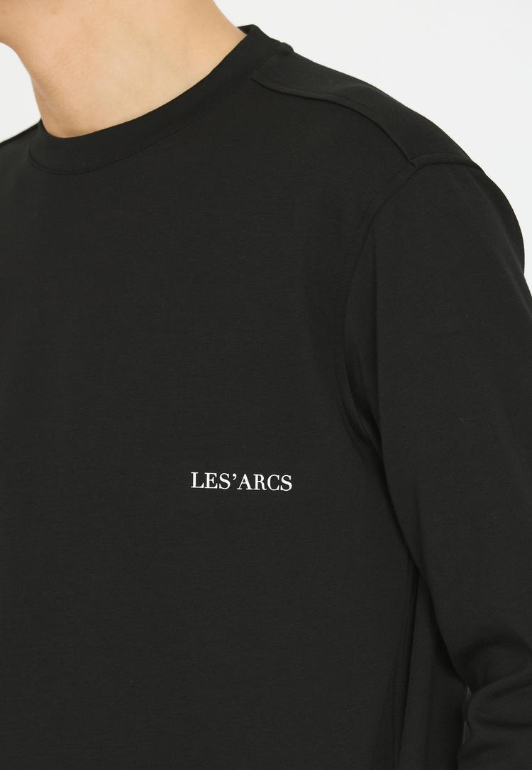 Les'Arcs Les'Arcs Zive Langarmshirt Kinder - 1001 Black - 2 | SportScheck