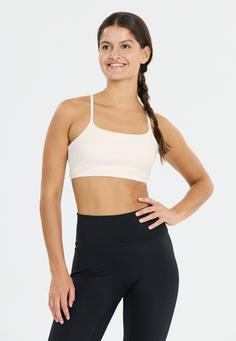 Rückansicht von Athlecia Blossom Sport-BH Damen 1002 White