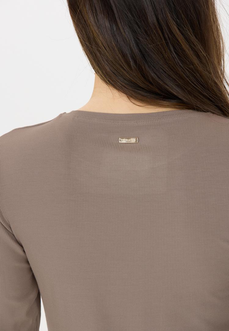 Athlecia Athlecia Tinashe Langarmshirt Damen - 1292 Greige - 1 | SportScheck