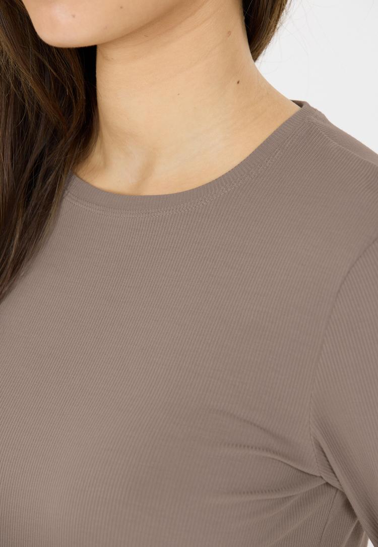 Athlecia Athlecia Tinashe Langarmshirt Damen - 1292 Greige - 2 | SportScheck