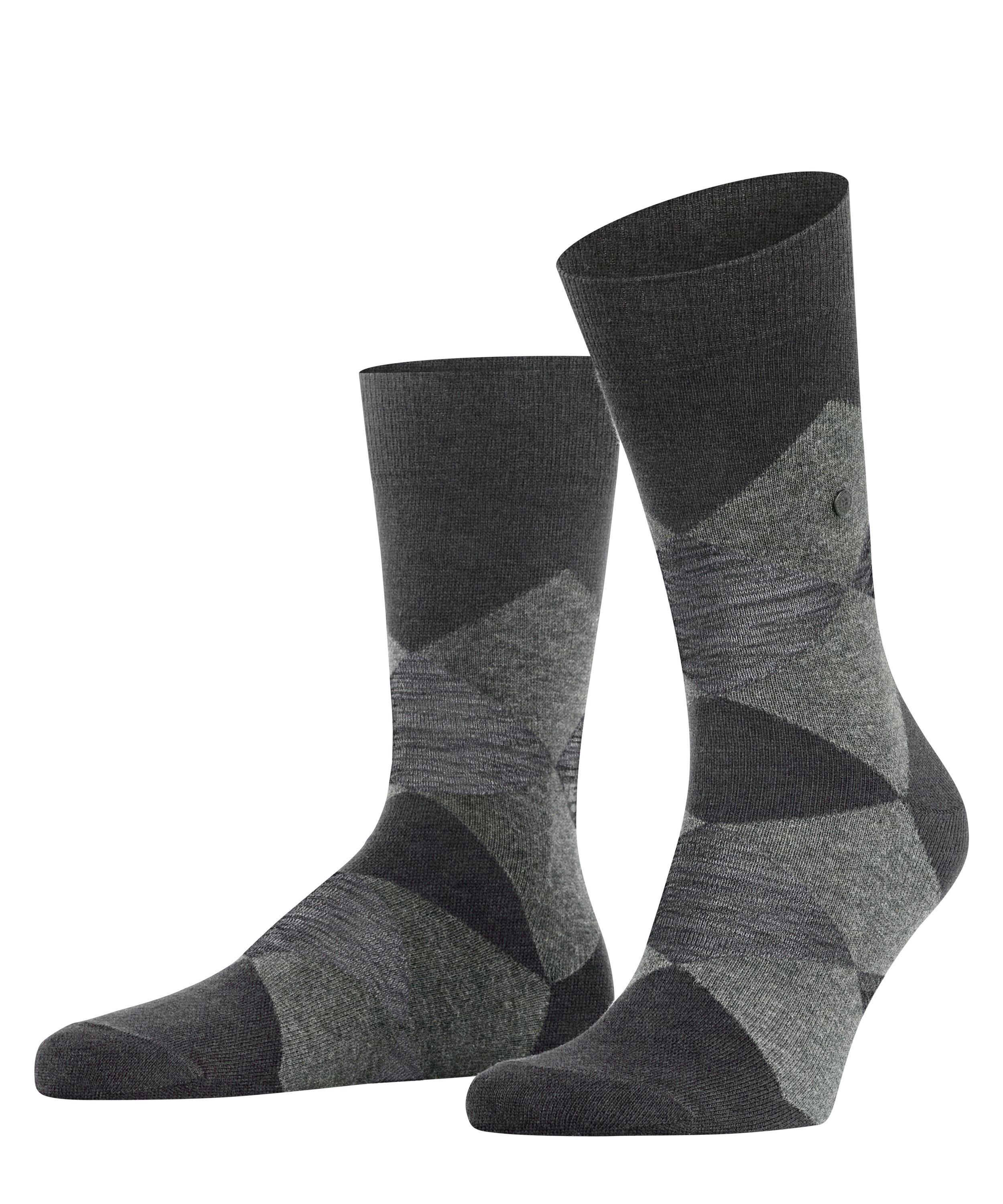Burlington Black Clyde SO Socken Herren - anthra.mel (3081)