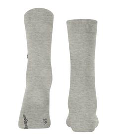 Rückansicht von Burlington Lady SO Freizeitsocken Damen storm grey (3820)