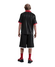 Rückansicht von Nike NSW Club Trikot langarm Sweatjacke Herren schwarz