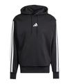 adidas 3 Stripes Hoody Funktionssweatshirt Herren - schwarzweiss