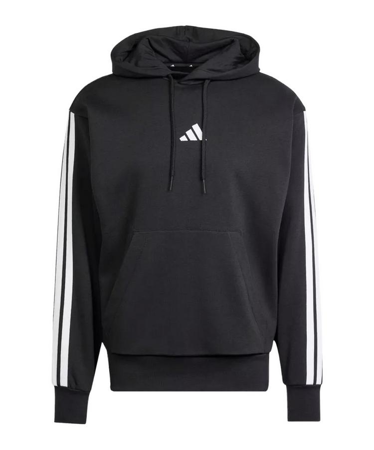 adidas adidas 3 Stripes Hoody Funktionssweatshirt Herren - schwarzweiss - 0 | SportScheck