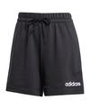 adidas Essentials Linear Short Damen Fu&szlig;ballshorts Damen - schwarzweiss