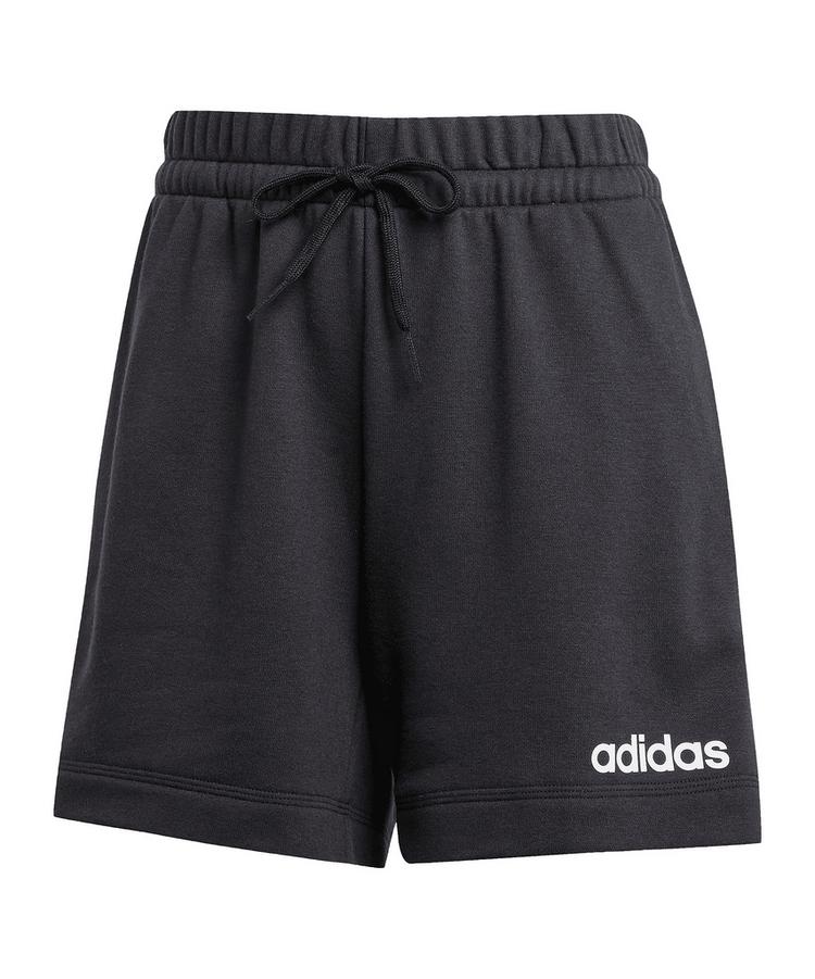 adidas adidas Essentials Linear Short Damen Fu&szlig;ballshorts Damen - schwarzweiss - 0 | SportScheck