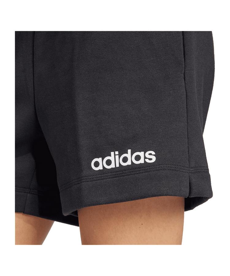 adidas adidas Essentials Linear Short Damen Fu&szlig;ballshorts Damen - schwarzweiss - 2 | SportScheck