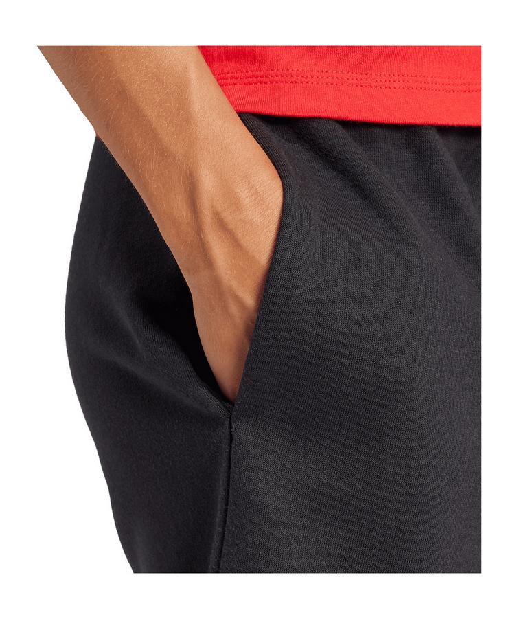 adidas adidas Essentials Linear Short Damen Fu&szlig;ballshorts Damen - schwarzweiss - 3 | SportScheck