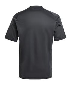 Rückansicht von adidas Olympique Lyon Trainingsshirt Kids Fanshirt Kinder grau