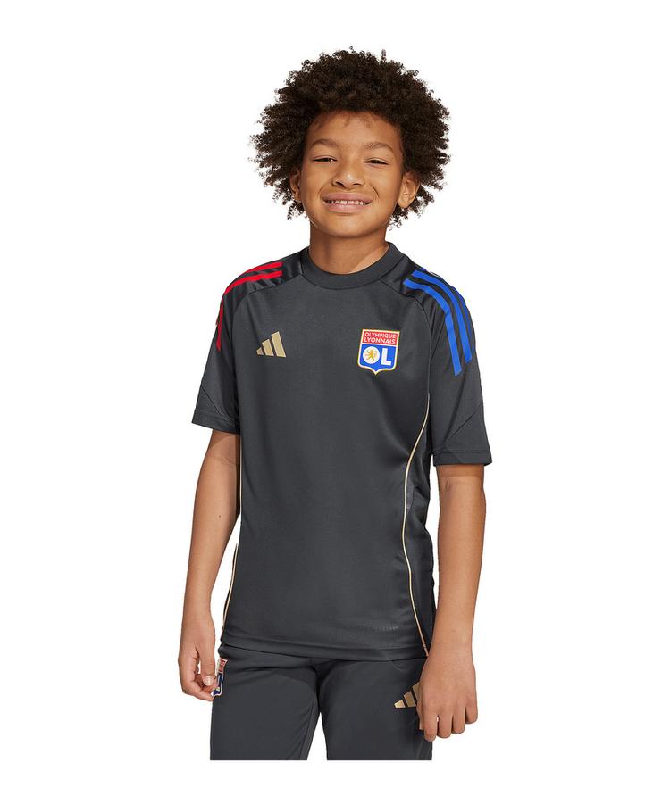 adidas adidas Olympique Lyon Trainingsshirt Kids T-Shirt Kinder - grau - 0 | SportScheck