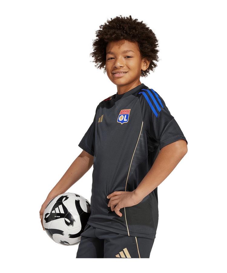 adidas adidas Olympique Lyon Trainingsshirt Kids T-Shirt Kinder - grau - 3 | SportScheck
