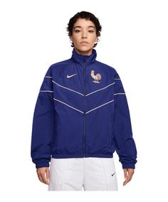 Nike Frankreich Woven Jacke Damen Trainingsjacke Damen blauorange