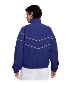 Rückansicht von Nike Frankreich Woven Jacke Damen Trainingsjacke Damen blauorange