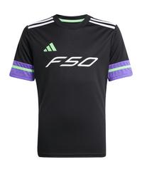 adidas F50 T-Shirt Kids Funktionsshirt Kinder - schwarzlila