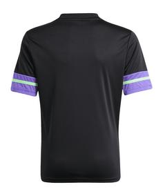 Rückansicht von adidas F50 T-Shirt Kids Funktionsshirt Kinder schwarzlila