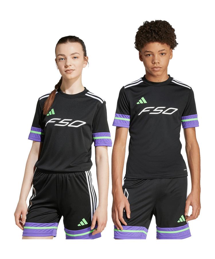 adidas adidas F50 T-Shirt Kids Funktionsshirt Kinder - schwarzlila - 3 | SportScheck