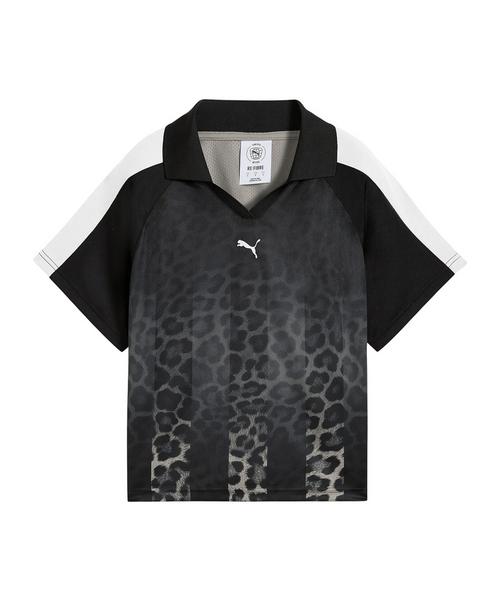PUMA T7 Leo Luxe Relaxed Trikot Damen T-Shirt Damen
