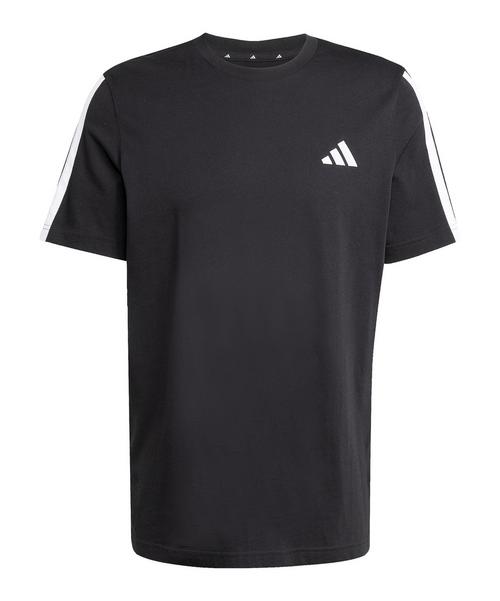 adidas 3 Stripes T-Shirt Wei&szlig; Laufshirt Herren