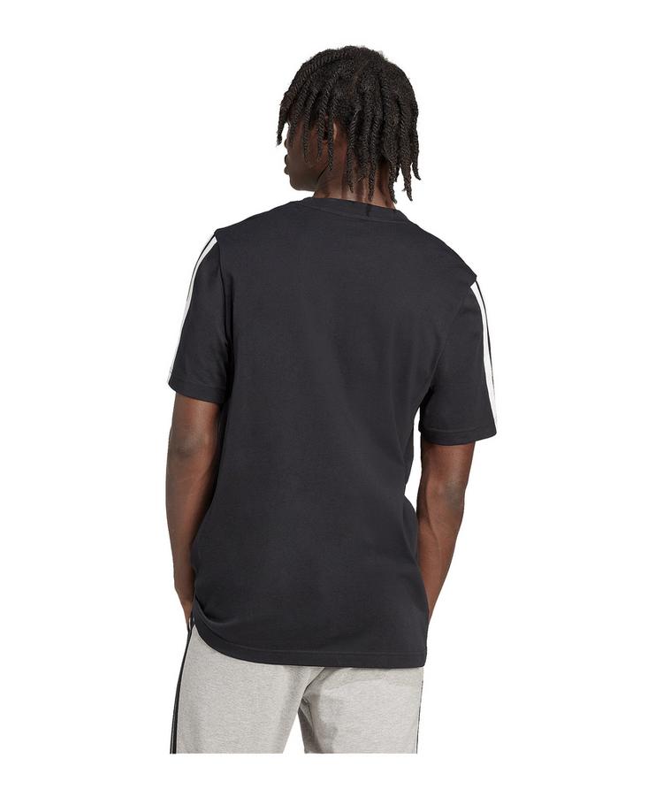 adidas adidas 3 Stripes T-Shirt Wei&szlig; Laufshirt Herren - schwarz - 0 | SportScheck