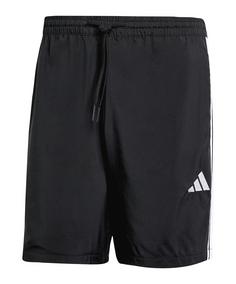 adidas Essentials Three Stripes Short Laufshorts Herren schwarzweiss