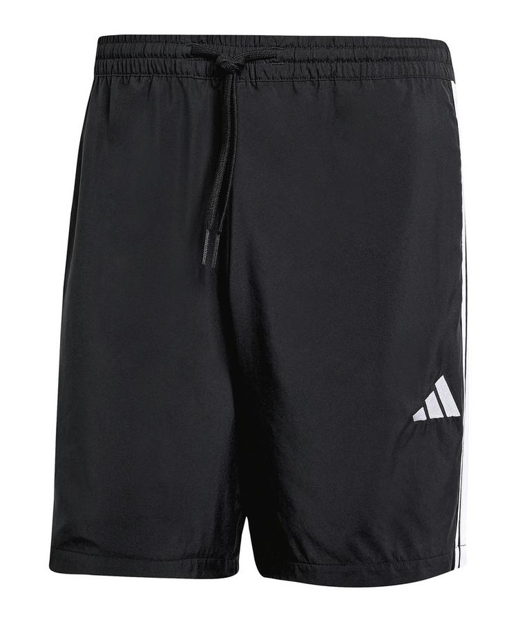 adidas adidas Essentials Three Stripes Short Laufshorts Herren - schwarzweiss - 0 | SportScheck