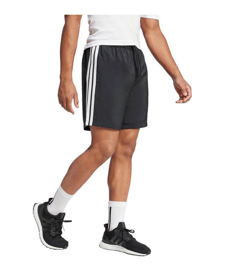 adidas adidas Essentials Three Stripes Short Laufshorts Herren - schwarzweiss - 3 | SportScheck