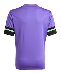 Rückansicht von adidas F50 T-Shirt Kids Funktionsshirt Kinder lilaschwarz