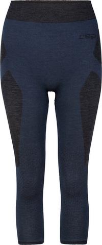 CEP Merino Base Tights Skiing Skishirt Damen - black