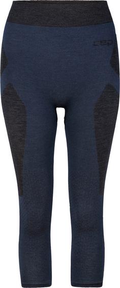 CEP Merino Base Tights Skiing Skishirt Damen black