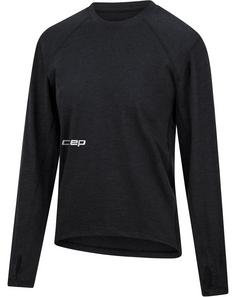 CEP Merino Shirt Core Run Skishirt Damen black