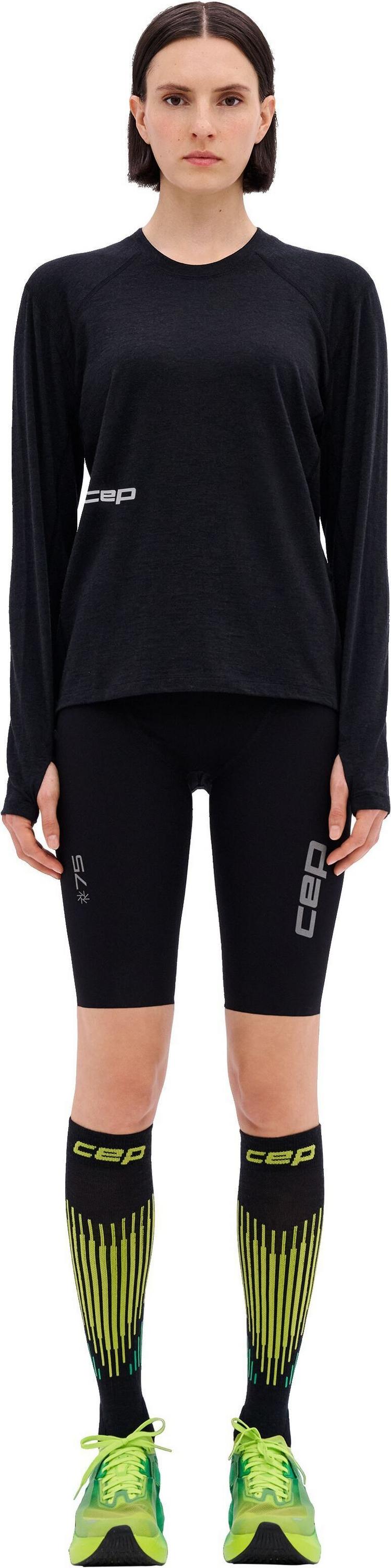 CEP CEP Merino Shirt Core Run Skishirt Damen - black - 0 | SportScheck