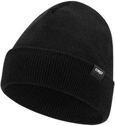 Rückansicht von CEP Core Run Merino Beanie Laufmütze black