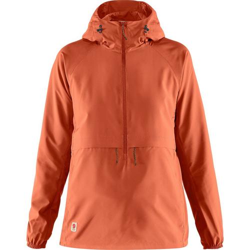 Rückansicht von FJÄLLRÄVEN High Coast Lite Funktionsjacke Damen Dunkelorange